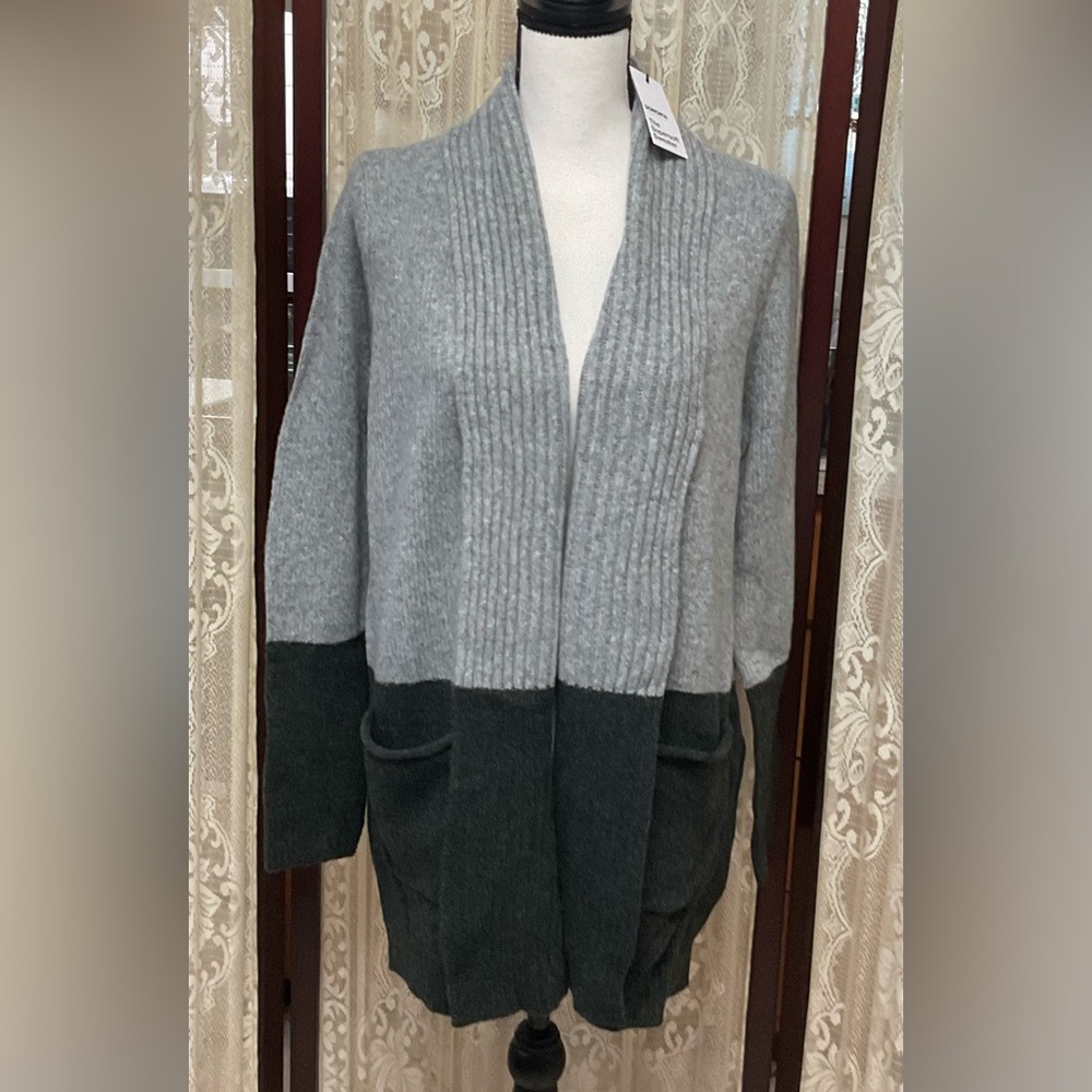NWT SONOMA OPEN FRONT CARDIGAN - SZ LARGE